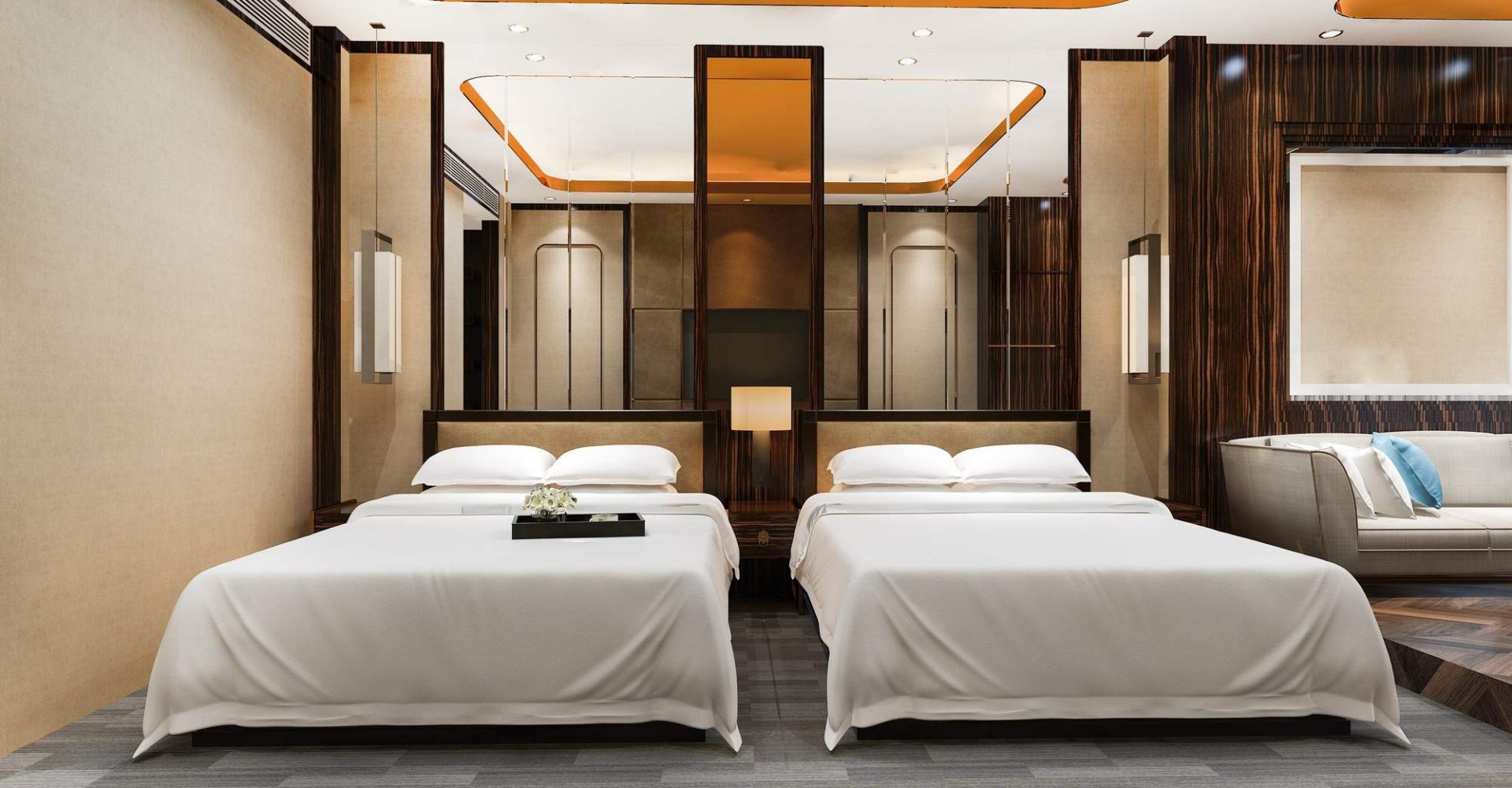 3d_rendering_luxury_bedroom_suite_resort_hotel_with_twin_bed_living